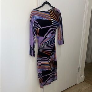 Stylish Multicolor Geometric Dress